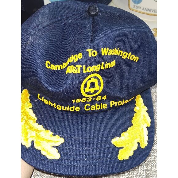 Lot of 7 Vintage AT&T hats/caps trucker style snapback. See images & description - Picture 6 of 15